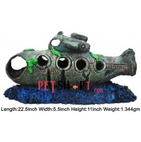 Colorful Submarine Large Aquarium Decor